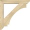 Ekena Millwork Imperial Slat Rough Sawn Bracket w/ Offset Brace, Douglas Fir, 6"W x 34"D x 34"H BKT0604X34X34IMP06RDF - alternate 4